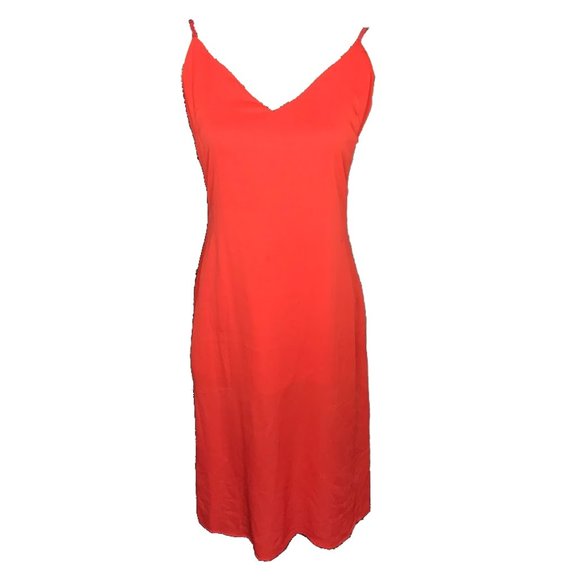 Lulus Dresses & Skirts - Lulu's Red Camisole Slip Dress